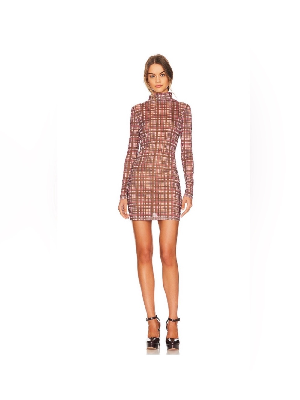 NWT ATOIR X LARA WORTHINGTON - 006 DRESS (PINK CHECK) - Size S/8